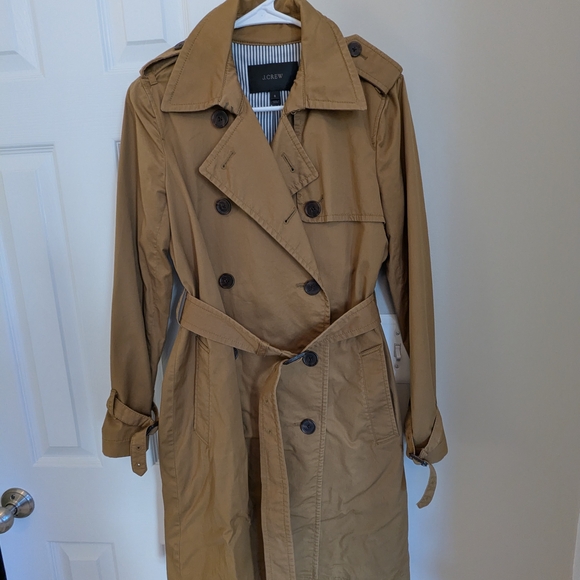 J. Crew Jackets & Blazers - Tan Double-Breasted Trench Coat